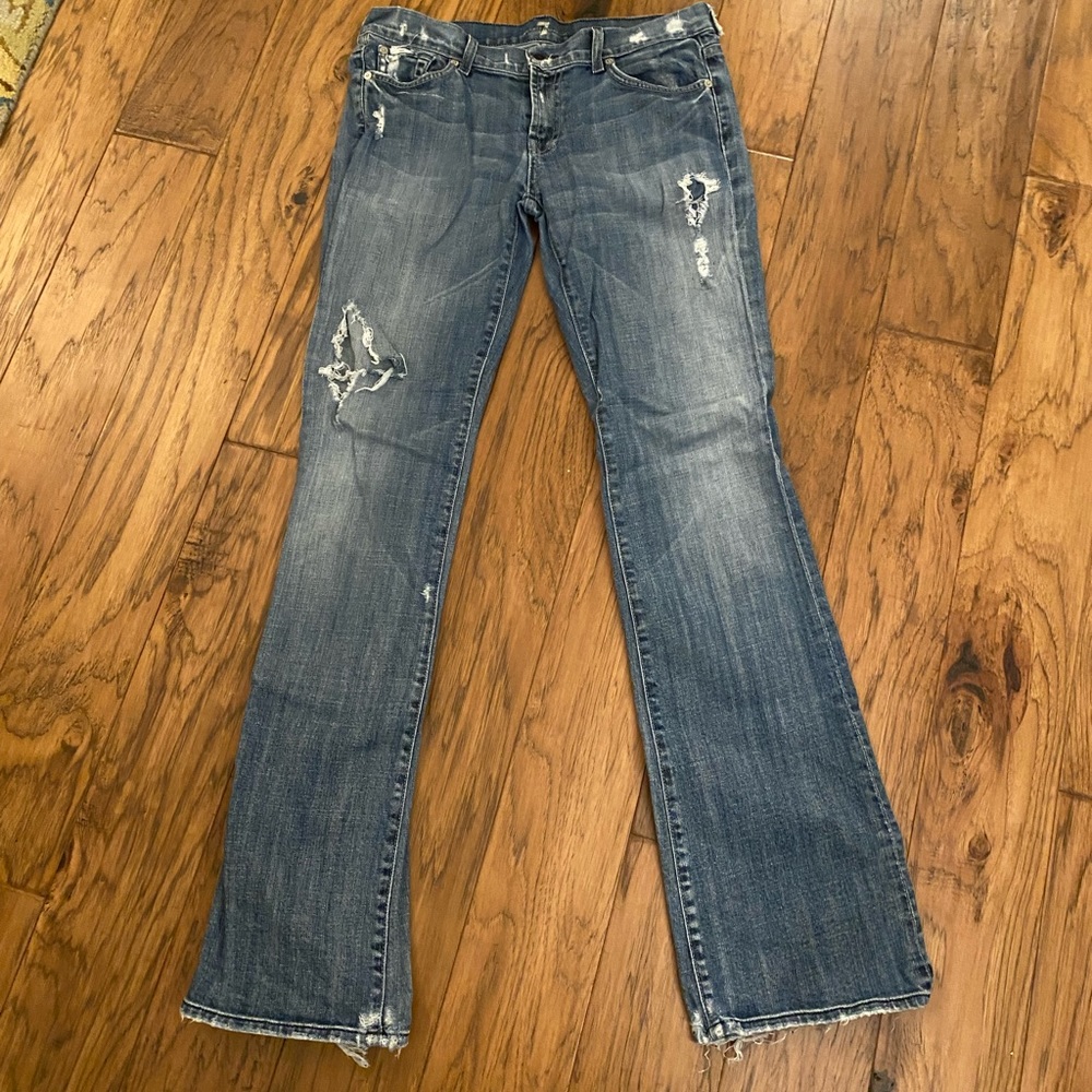 7 For All Mankind Destructed Jeans